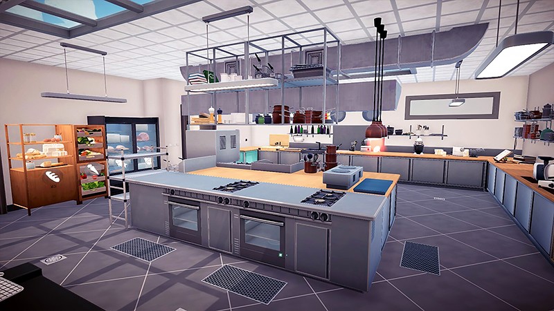 『Chef Life: A Restaurant Simulator』の厨房
