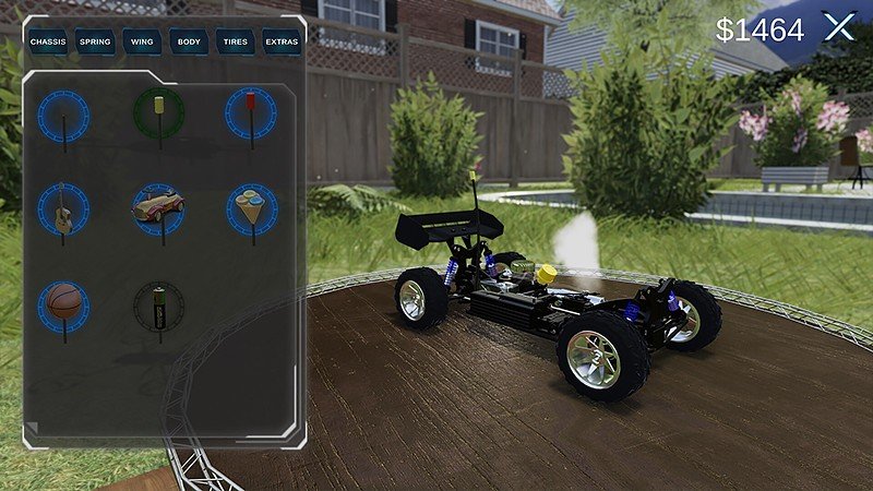 カスタマイズが可能な『CHARGED: RC Racing』