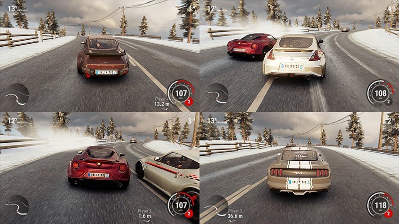 4名のマルチプレイに対応する『Gear.Club Unlimited 2 - Ultimate Edition』