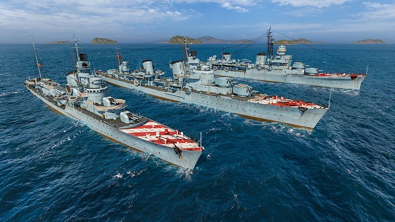 12種類の国家が持つ艦艇で遊べる