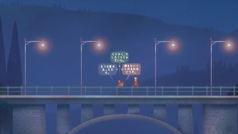 『OXENFREE II: Lost Signals (オクセンフリー II: ロストシグナルズ)』の会話シーン