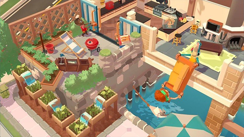 最大4名で遊べる『Moving Out 2 (ムービングアウト 2)』