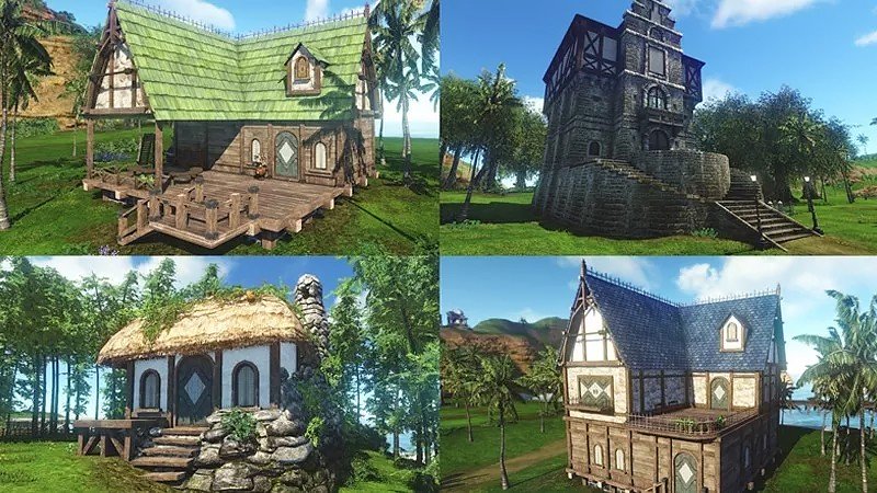 ゲーム内に登場する建造物