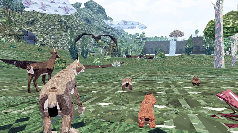 動物になって過ごすMMORPG