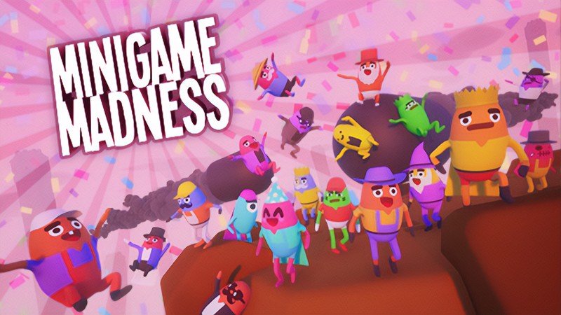 『Minigame Madness (ミニゲーム・マッドネス)』のタイトル画像