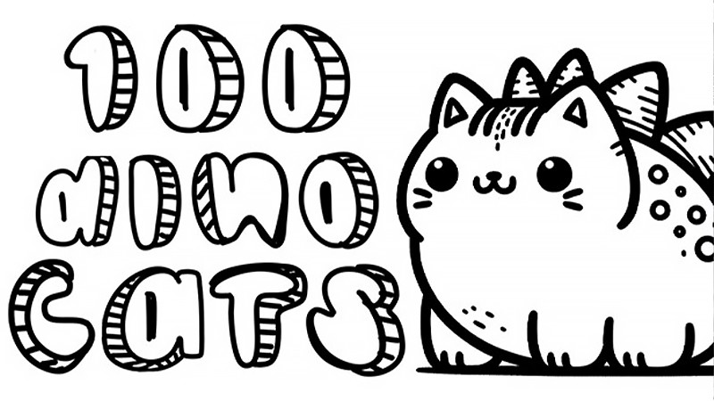 『100 Dino Cats』のタイトル画像