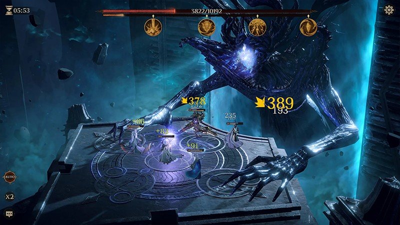 ゲームのプレイ画面