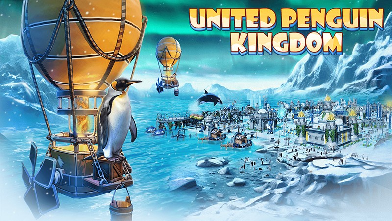 ペンギン ハーモニーキングダム❤︎1995年イギリス作家PCの最高傑作選品 United Penguin Kingdom】ペンギンのために王国を生み出せ！