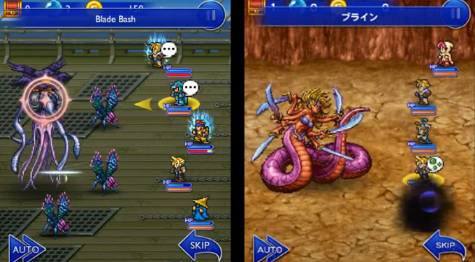 FFおなじみのアクティブタイムバトルを楽しめる!