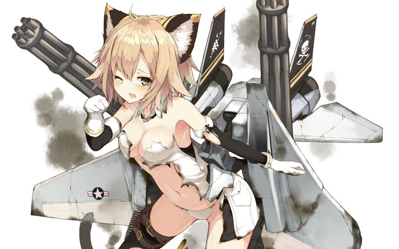 思わずドキッ!大破してしまうと空乙女が恥ずかしい姿に!?