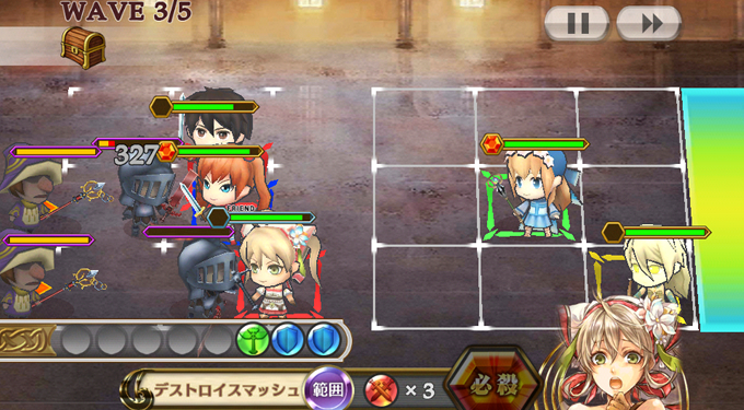 冒険を有利に進めるためのパーティ編成がカギ