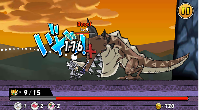 強力なボスモンスターとの戦いがアツい!